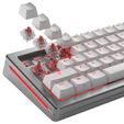 Glorious Fox Ultralight Switches, mechanisch, 5-Pin, linear, MX-Stem, 30g - lubed, 110 St&uuml;ck image number null