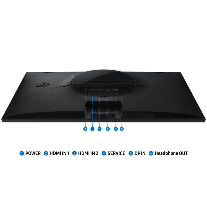 Samsung Odyssey G53F, 27-inch QHD Gaming Monitor, 200Hz, IPS Panel, FreeSync Premium - black image number 9