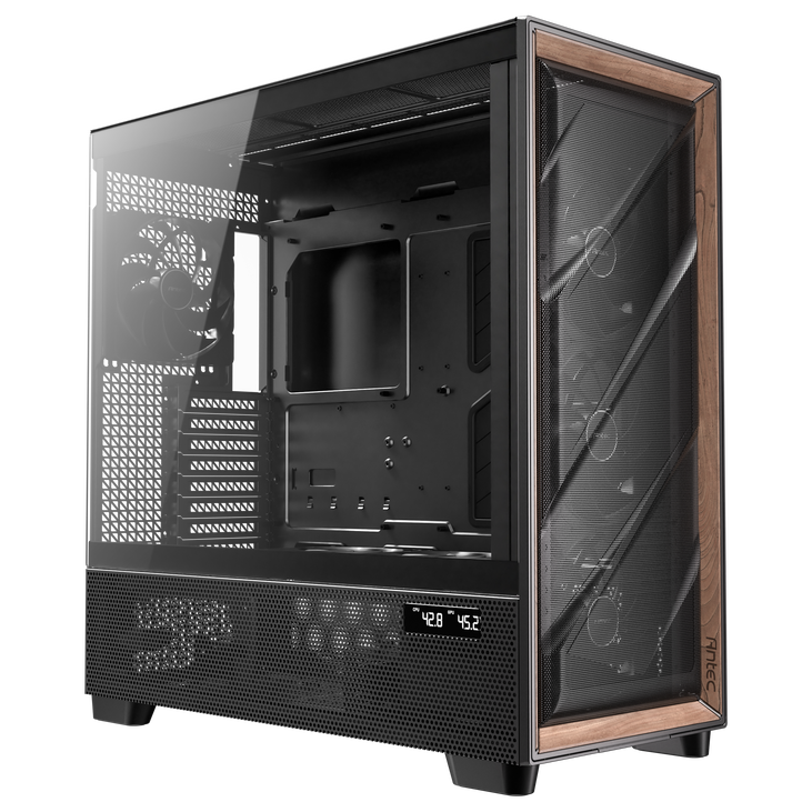 Antec Flux Pro PC case, full tower, E-ATX, tempered glass – black image number 1