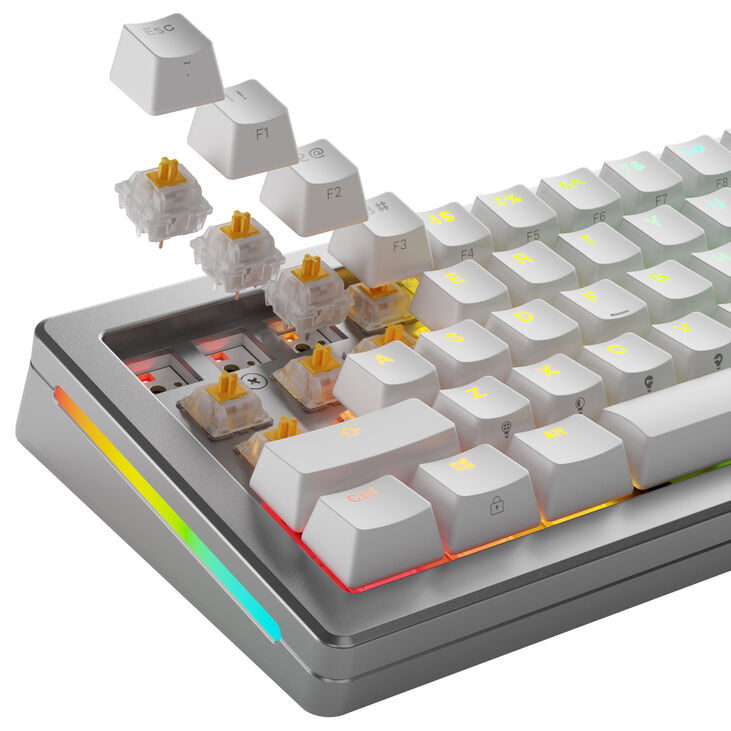 Glorious Panda Silent Switches, Mechanical, 5-Pin, Tactile, MX Stem, 50g - Lubed, 36 Pieces image number 8