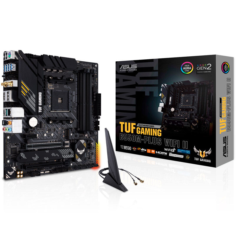 ASUS TUF Gaming B550M-Plus Wi-Fi II, AMD B550 Mainboard - Sockel AM4