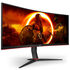 AOC Gaming CU34G2XP/BK, 34 inch Curved Gaming Monitor, 180 Hz, VA, Adaptive Sync image number null