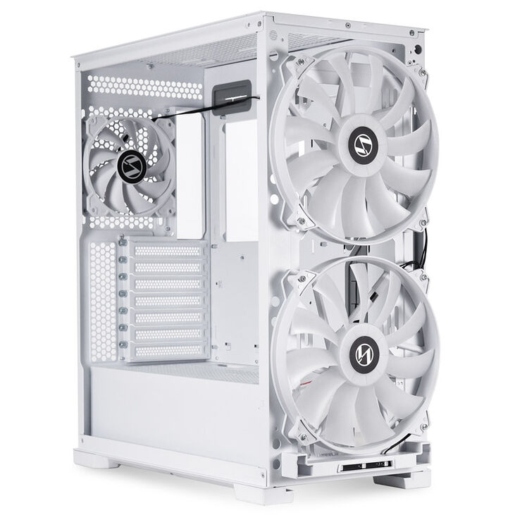 Lian Li LANCOOL 215 Midi-Tower - ARGB, Tempered Glass, weiß image number 7