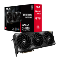 ASUS TUF Radeon RX 9070 OC Edition graphics card, 16384 MB GDDR6