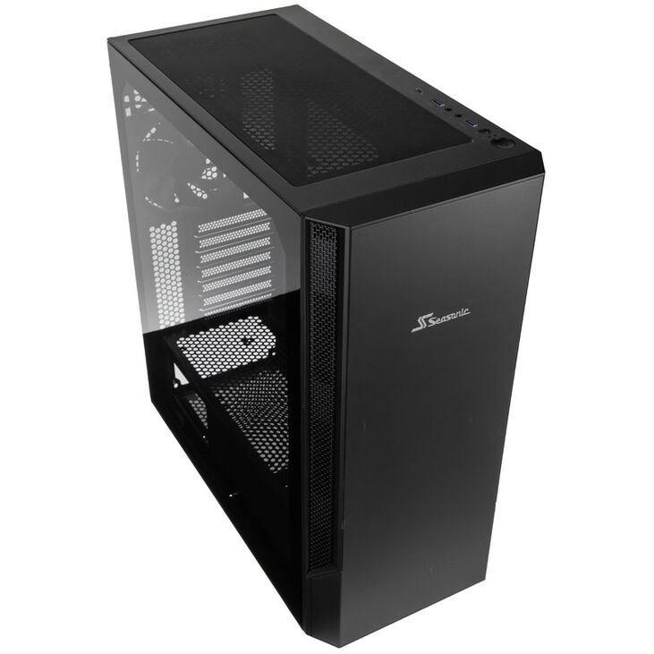 Seasonic Arch Q503 Midi Tower + CONNECT DGC-650 Gold Netzteil - schwarz image number 1
