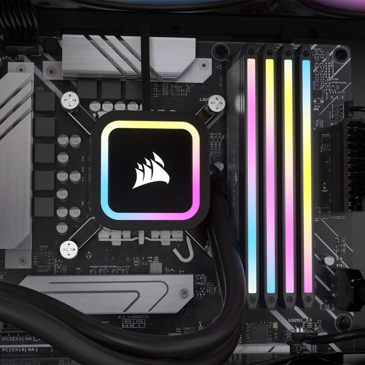 Corsair Dominator Titanium DDR5-6000 RAM, CL30, EXPO - 64 GB Dual-Kit, grey image number 5