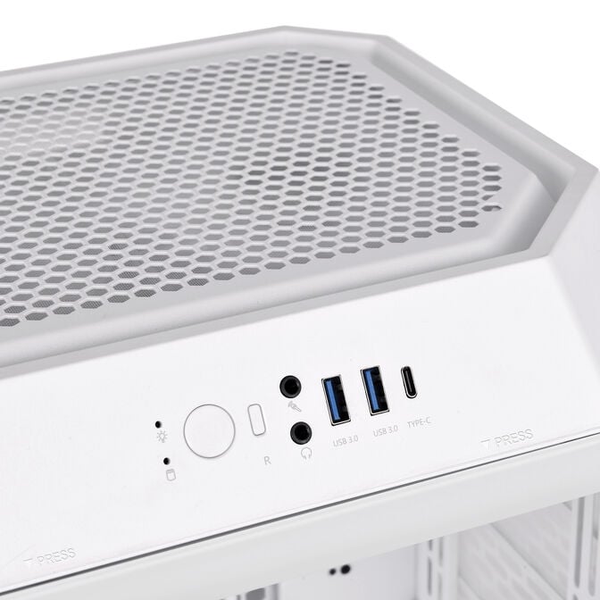 Thermaltake The Tower 300 PC-Geh&auml;use, Mini-Geh&auml;use, mATX, Tempered Glass - inklusive 2x 140-mm-L&uuml;fter, wei&szlig; image number 23