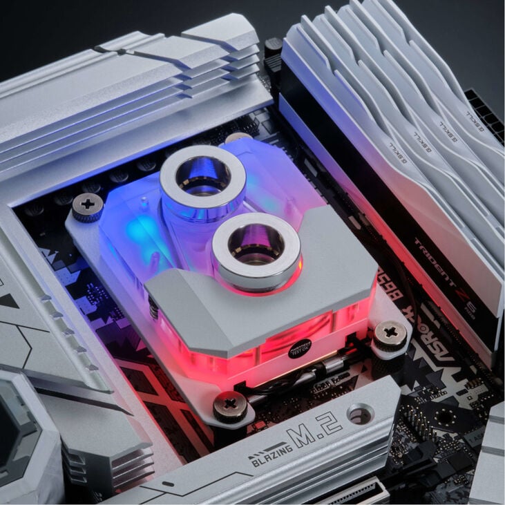PHANTEKS Glacier EZ-Fit 450CPU CPU-Wasserkühler, RGB - weiß image number 3
