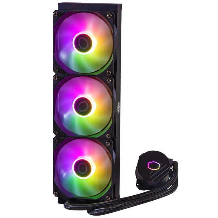 Cooler Master MasterLiquid 360L Core ARGB AIO Cooler - Black image number 3