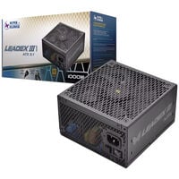 Super Flower LEADEX III GOLD UP 1000W 80 PLUS Gold Power Supply, PCIe 5.1, ATX 3.1 - 1,000 Watt, black