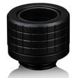 Thermal Grizzly DeltaMate Fitting, Messing, G1/4&rdquo;-Gewinde - schwarz, HT14 image number null