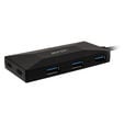 InLine USB 3.2 Gen 1 Hub, USB Typ-C, 3 Port Typ-A, 2 Port Typ-C, 3A Netzteil - schwarz image number null