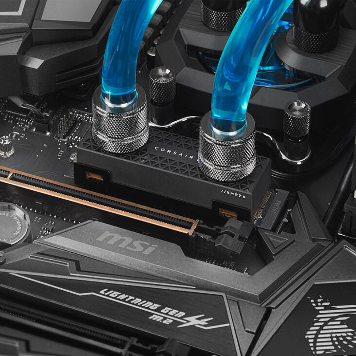 Corsair MP600 Pro Hydro X Edition NVMe SSD, PCIe 4.0, M.2 2280 - 2 TB image number 6