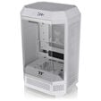 Thermaltake The Tower 300 PC-Geh&auml;use, Mini-Geh&auml;use, mATX, Tempered Glass - inklusive 2x 140-mm-L&uuml;fter, wei&szlig; image number null