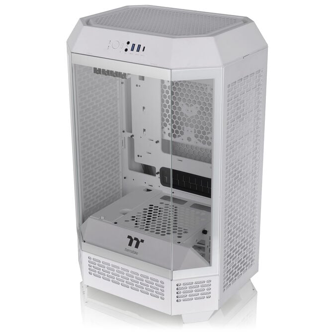 Thermaltake The Tower 300 PC-Geh&auml;use, Mini-Geh&auml;use, mATX, Tempered Glass - inklusive 2x 140-mm-L&uuml;fter, wei&szlig; image number 11