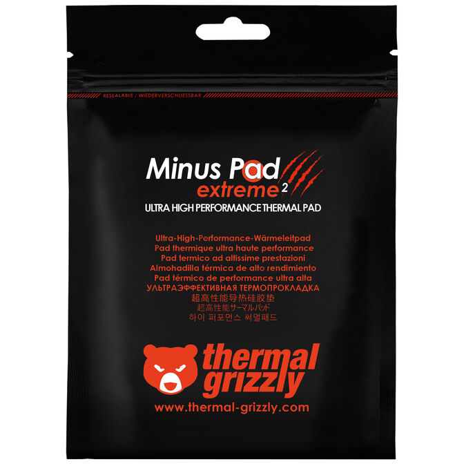 Thermal Grizzly Minus Pad Extreme 2 W&auml;rmeleitpad - 100 &times; 100 &times; 1 mm image number 7