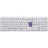 Ducky One 2 White Edition PBT Gaming Tastatur, MX-Black, weiße LED - weiß image number null