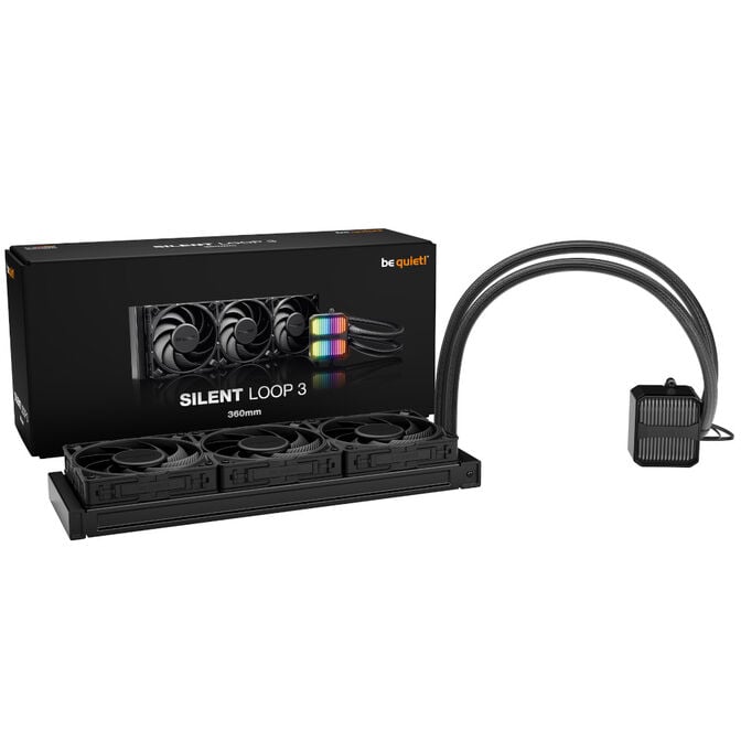be quiet! Silent Loop 3 AIO Cooler, ARGB - 360mm, black image number 5