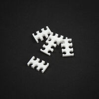 King Mod Service 6-Slot Cable Comb 4mm wide - white - set of 5