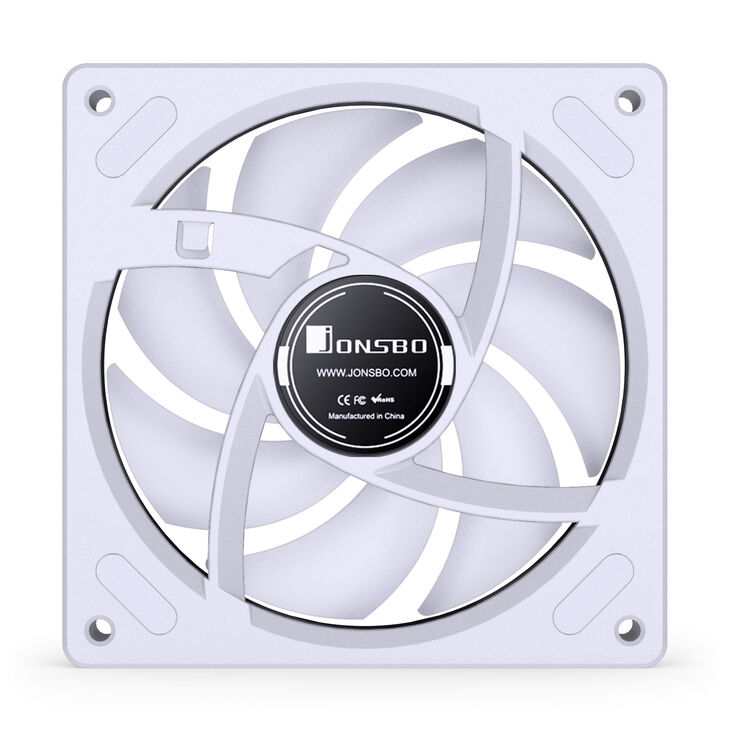 Jonsbo ZB-120 Fan, Reverse Blade, PWM, ARGB - 120mm, white image number 8