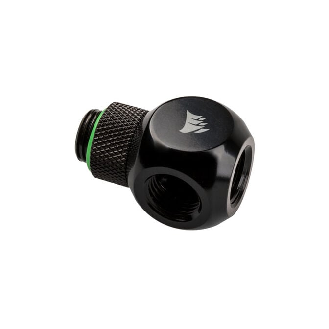 Corsair Hydro X Series XF Adapter Y-Splitter G1/4 inch AG to 2x G1/4 inch IG - rotatable, black image number 2