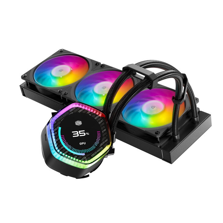 Cooler Master MasterLiquid 360 Ion RGB Complete Water Cooling - black image number 3