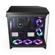 NZXT H9 Flow RGB PC-Geh&auml;use, Midi-Tower, E-ATX, Tempered Glass - schwarz image number null