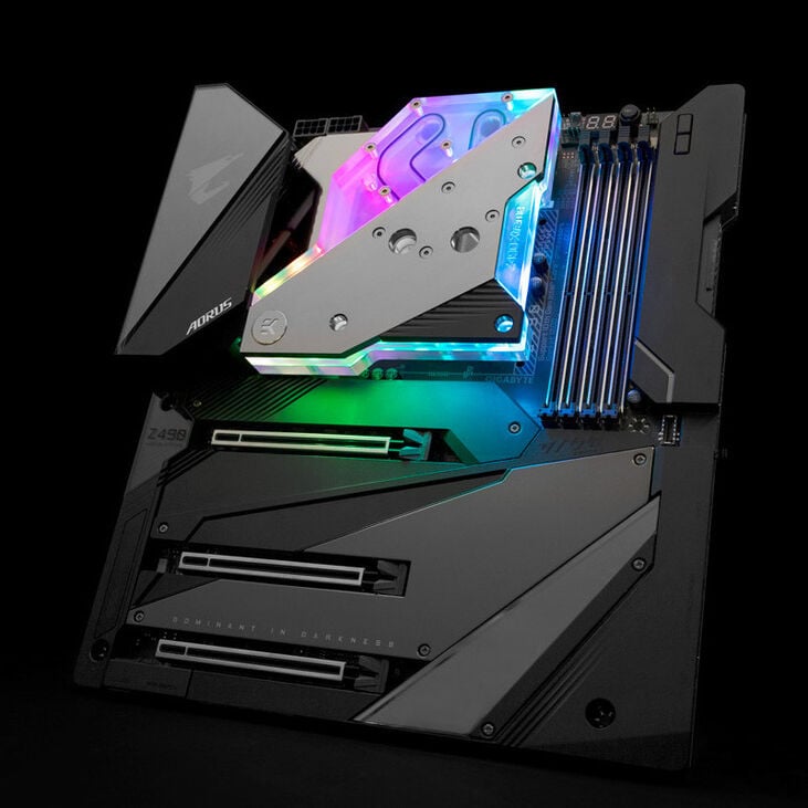 EK Water Blocks EK-Quantum Momentum AORUS Z490 Xtreme D-RGB - Acryl image number 2