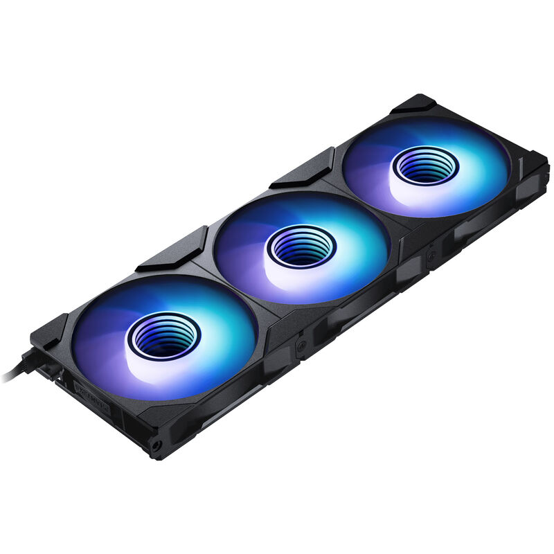 PHANTEKS M25 Gen2 PWM D-RGB Lüfter, 3er-Pack - Reverse Blade, 120mm, schwarz