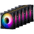 PHANTEKS "Build Kit" 6x M25 Gen2 PWM D-RGB Reverse Blade L&uuml;fter, 120mm - schwarz image number null