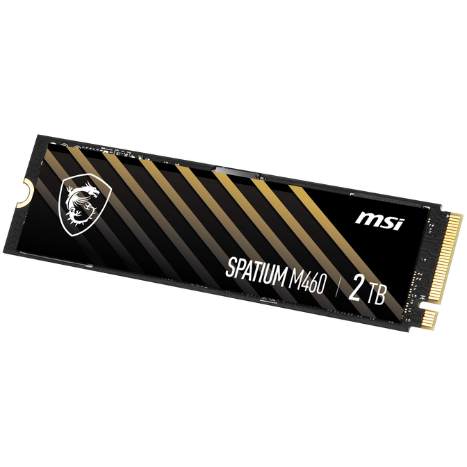 MSI Spatium M460 SSD, PCIe 4.0 M.2 Typ 2280 - 2 TB image number 1