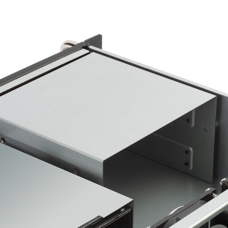 SilverStone RM23-502 Rackmount Server Gehäuse, ATX, USB 3.0 - 2U - schwarz image number 7