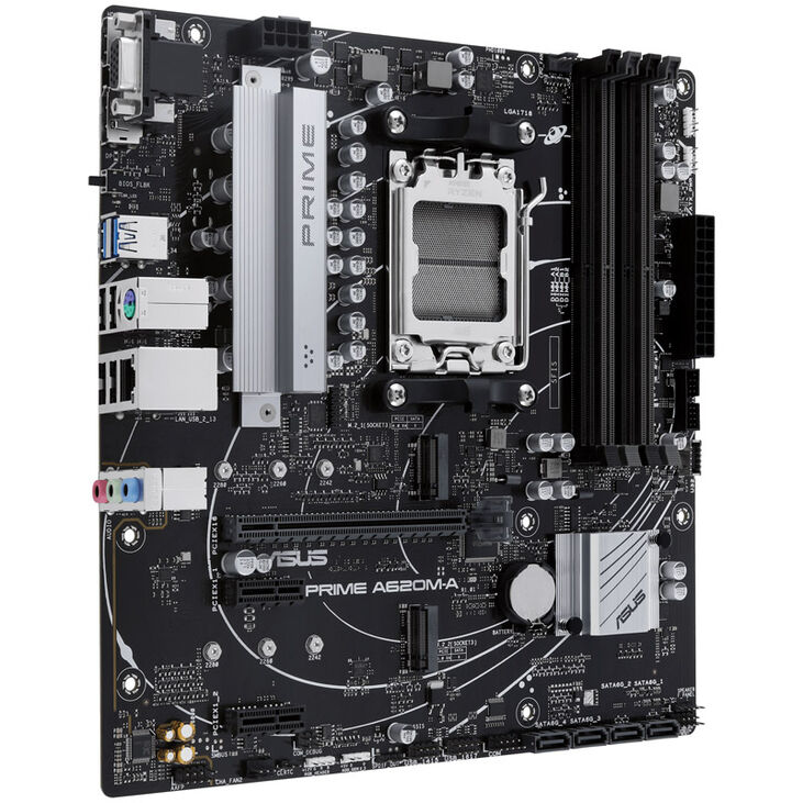 ASUS Prime A620M-A-CSM, AMD A620 Mainboard - Sockel AM5, DDR5 image number 5