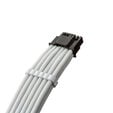 CableMod C-Series Pro ModMesh 12V-2x6-Kabel, Sleeved, 16-Pin zu 4x 8-Pin, f&uuml;r Corsair Type 4 und 3 PSUs - wei&szlig;, 60cm image number null