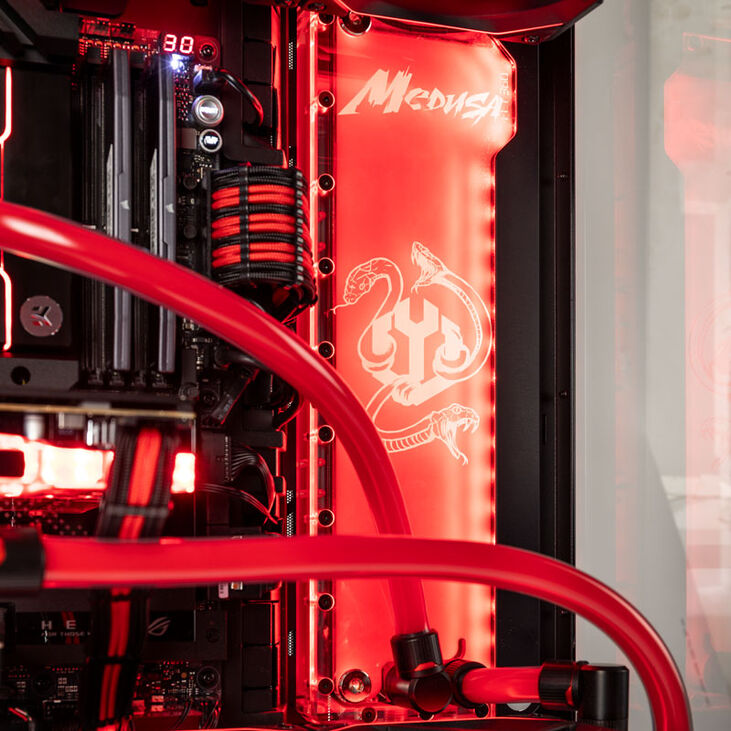 Gaming PC Red Medusa XL, AMD Ryzen 9 7900X, NVIDIA GeForce RTX 5080 image number 6