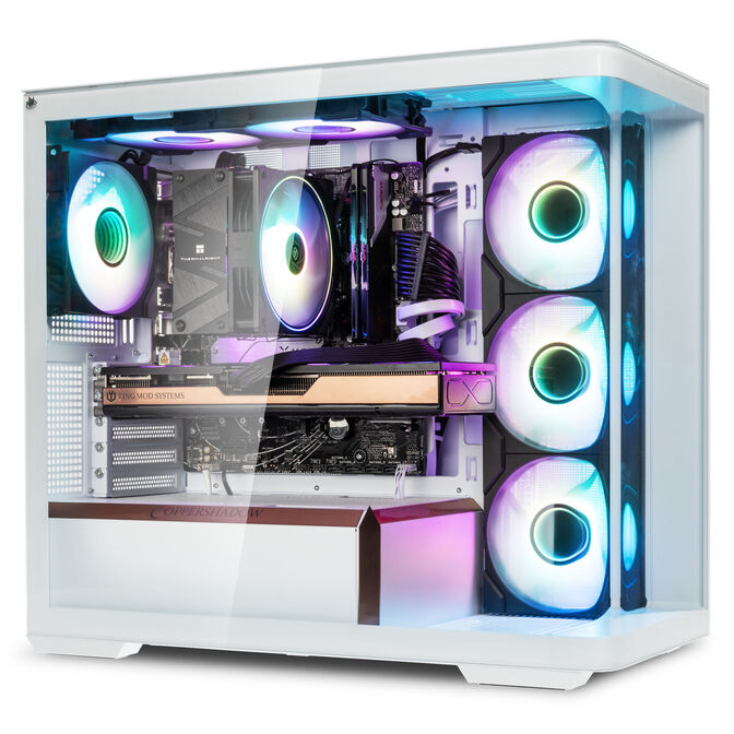 Gaming PC CopperShadow, AMD Ryzen 5 7600, GeForce RTX 5060 Ti, 32GB DDR5 RAM - King Deal image number 0