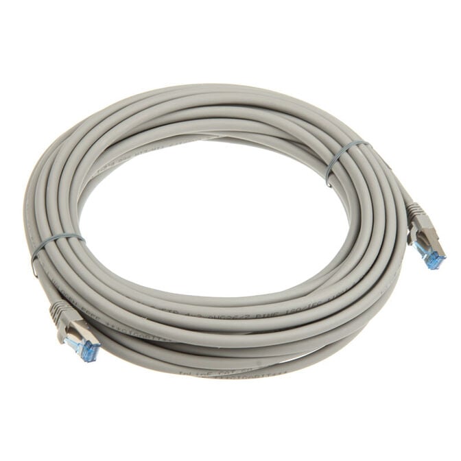 InLine Patchkabel Cat.6A, S/FTP (PiMf), 500MHz, grau - 10m image number 1