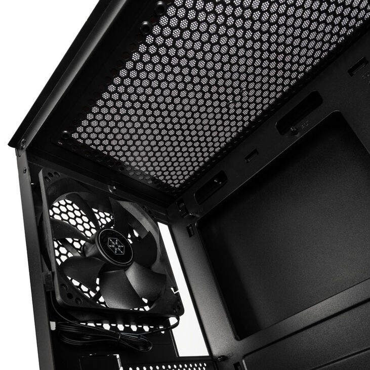 SilverStone Fara H1M, Tempered Glass - schwarz image number 9