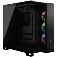 Corsair iCUE Link 6500X PC-Gehäuse, Midi-Tower, E-ATX, RGB, Tempered Glass - schwarz