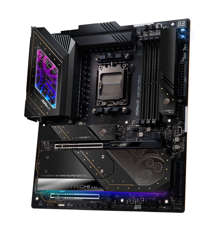 ASRock X870E Taichi motherboard, Socket AM5, AMD X870E, EATX, DDR5 image number 4