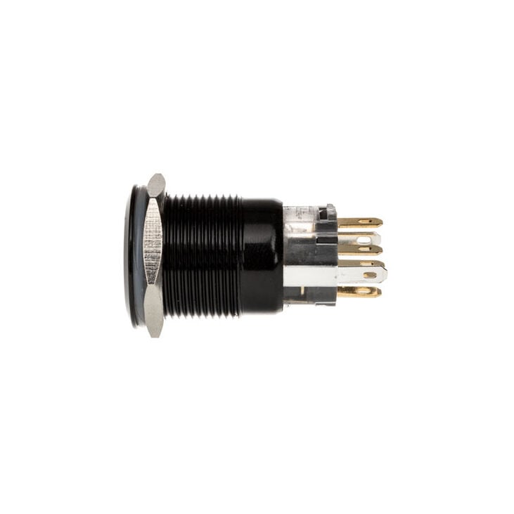 DimasTech Vandalism switch/button 19mm, Blackline Dot - RGB image number 2