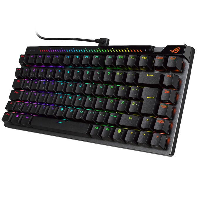 ASUS ROG Falchion Ace 75 HE Gaming-Tastatur, 8.000Hz, RGB - ROG HFX V2 & magnetische V2X Switches, ISO, schwarz image number 0