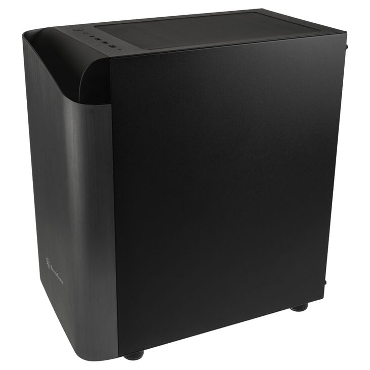 SilverStone Seta A1 Midi-Tower, Tempered Glass - schwarz image number 2