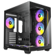 Antec C5 Computer Case, Mid-Tower, ATX, RGB, Tempered Glass - black