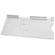 EK Water Blocks EK-Quantum Vector&sup2; Strix/TUF RTX 3090 Ti Backplate - nickel image number null