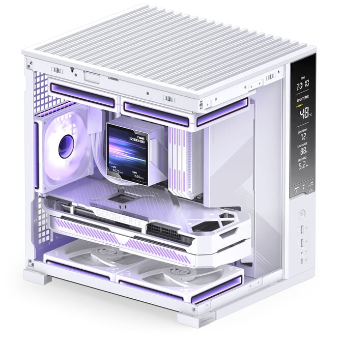 Jonsbo D34 PC-Geh&auml;use, Mini-Tower mATX, Display - wei&szlig; image number 6