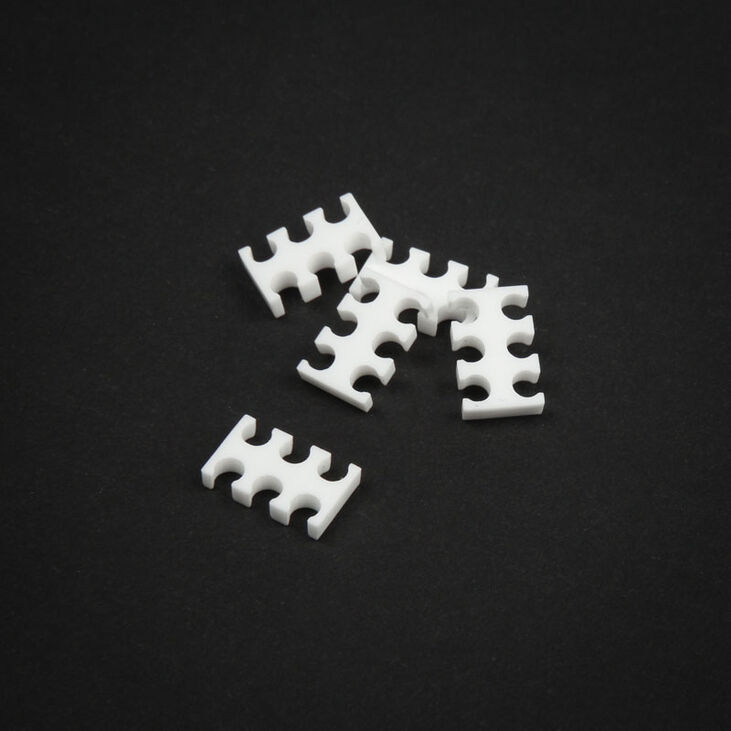 King Mod Service 6-Slot Cable Comb 3mm small - white - set of 5 image number 0