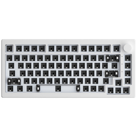 AKKO 5075B Via Barebone Gaming Keyboard, 75% - ANSI, Moon White