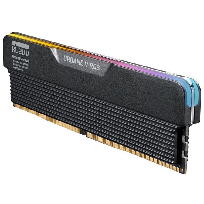 KLEVV URBANE V RGB DDR5-6000 RAM, CL30, XMP 3.0 & EXPO - 32 GB Dual-Kit, schwarz image number 3