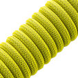 CableMod PRO Coiled Keyboard Cable USB-C to USB Type A, Dominator Yellow - 150cm image number null